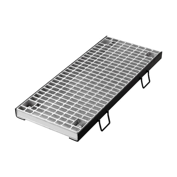 ※法人専用品※ 固定式みぞぶた(普及タイプ) ノンスリップセーファー(ゴム付) KCH35h38B-G-F.T14 KCH35H38B-G-F.T14 1枚|DIY FACTORY ONLINE SHOP
