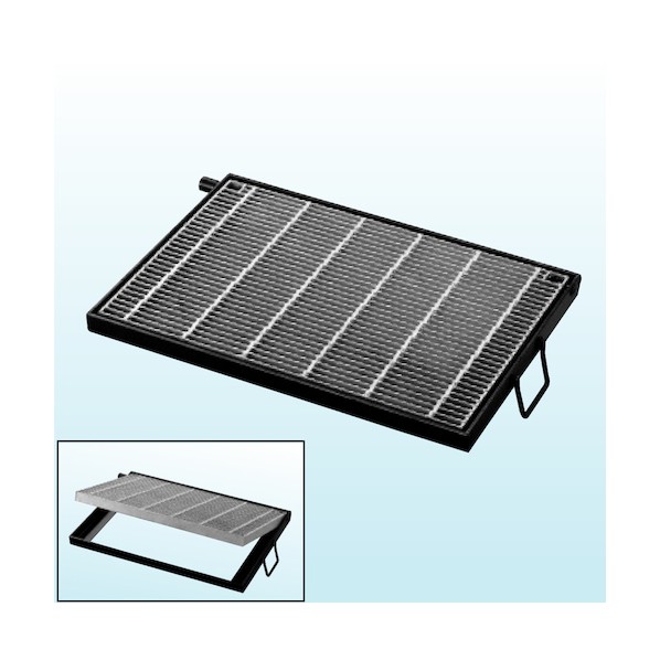 ※法人専用品※ 所せまいますぶた（110°開閉型） ノンスリップグレーチング 5KM46h38．T14T16 5KM46H38.T14T16 1枚