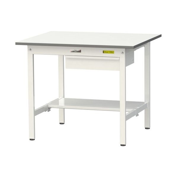 ※法人専用品※山金工業 ワークテーブル 150シリーズ 固定式 キャビネット付 SUP-975UT-WW 1点|DIY FACTORY ONLINE SHOP