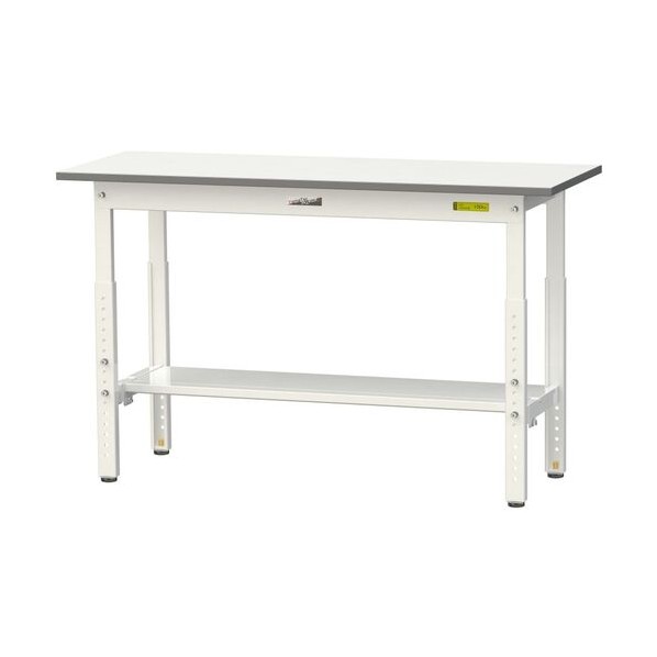 ※法人専用品※山金工業 ワークテーブル 150シリーズ 高さ調整タイプ SUPA-1245T-WW 1点｜DIY FACTORY ONLINE SHOP
