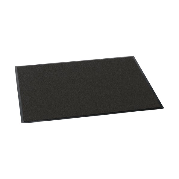 屋内用ホコリ低下用引っ敷き （受注生み出すこと）ロンステップマット＃18 900mm×1800粍 黒 F-1-18  BK インテリア・寝具・収納-マット