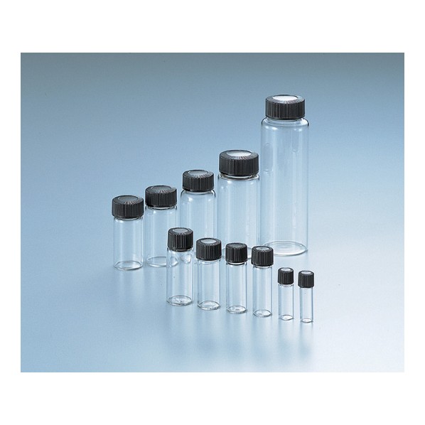 アズワン マイティバイアル(硼珪酸ガラス製)VIAL［No.2］ガラス容器 6ml 5-115-05 100本