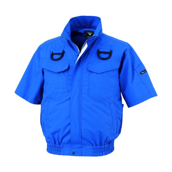 空調服半袖ブルゾン（ハーネス対応）XE98107-46-LL ロイヤルブルー LL ロイヤルブルー XE98107-46-LL 1着