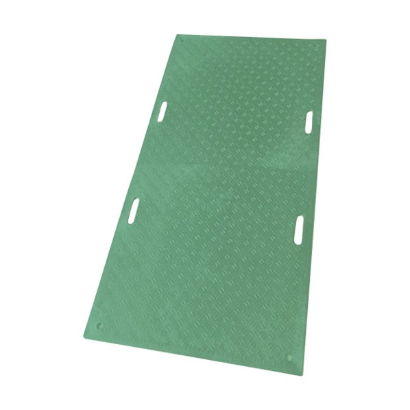 工事用敷板 Wボード 両面凸 カラー:緑 1219mm×2438mm（持ち手4） 緑 B1224-20-GRSB-M4K4 1枚