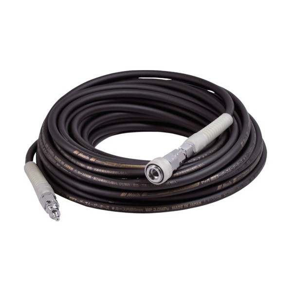 フジマック 高圧用スーパースムージーホース 10m エアホース 内径5mm×長さ10m ブラック GHSP-510 1本
