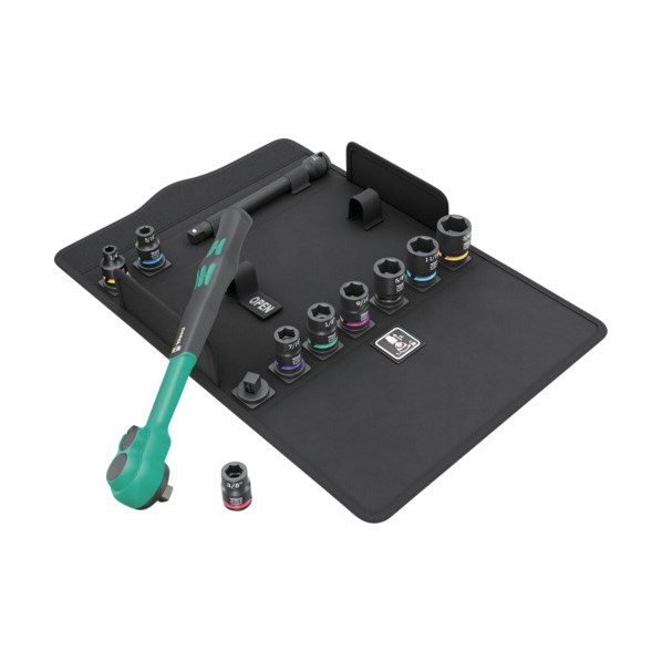 Wera 8100SB 13 サイクロップ コンフォートラチェットセット 反転レバー 9．5ミリ 005531 1セット