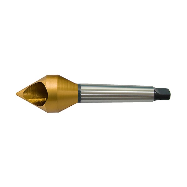 カウンターシンク No．21811-1-MT 60°穴明 HSS MTシャンク TiNコ-ティング φ14 21811-1-14MT 1本