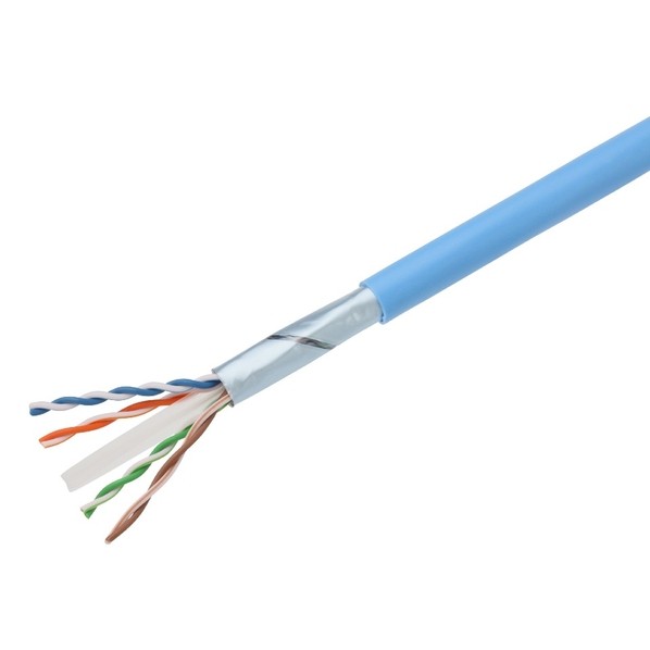 日本製線 10GBASE-T対応 Cat.6A U/UTP スタンダードケーブル 200m巻 水 4PNSGDT610GWARPSB200 1点