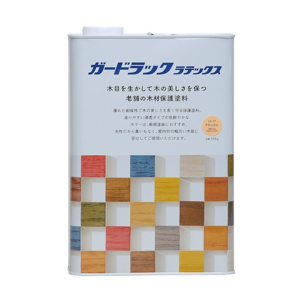 和信ペイント ガードラックラテックス 3kg ナチュラル 800469 1