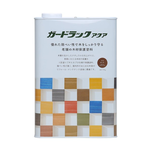 和信絵の具 ガードラックアクア 3kg オーク材 800406 1