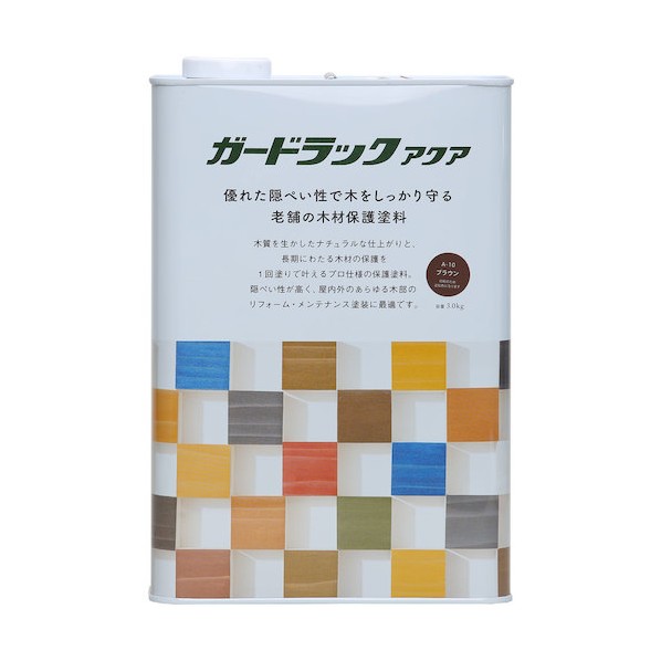 和信えの具 ガードラックアクア 3kg 赤銅色 800407 1 塗装用品-DIY・工具