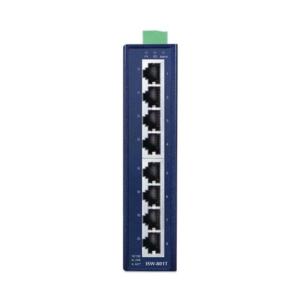 産業用ファストイーサネットスイッチ ISW-801T