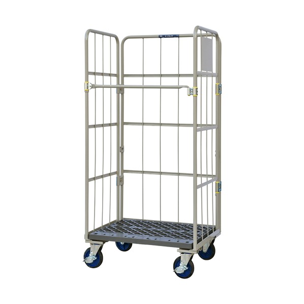 ワコーパレット 床板可塑性物質製カゴ車 850×650×1700 WKP-8565