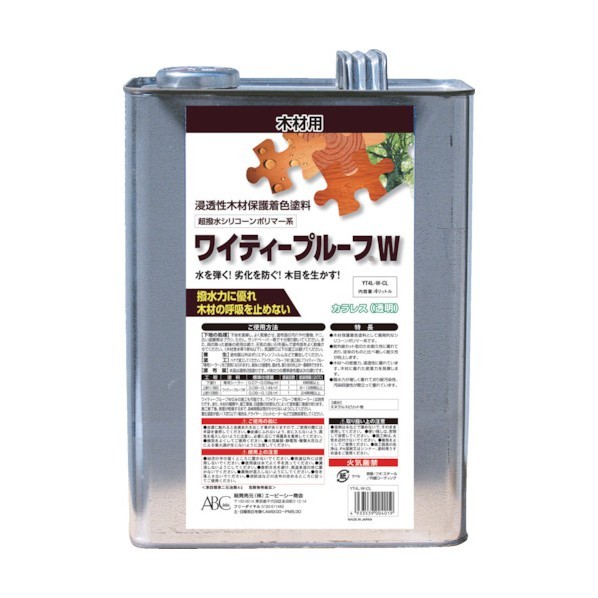 ※法人専用品※ABC商会 ワイティープルーフWパリサンダー4L 1点 x 4点|DIY FACTORY ONLINE SHOP