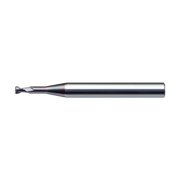 DLCCOAT2枚刃銅電極加工用ロングネックラジアス 外径3×コーナ半径R0.2×有効長20×刃長3 DLCLRS2030-02-200 1点