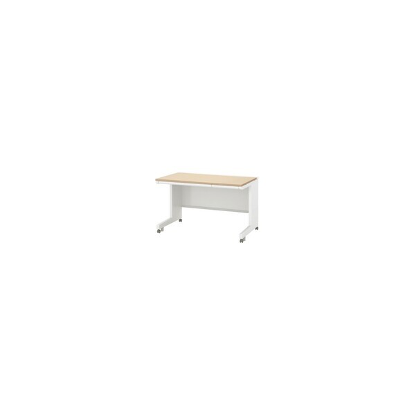 ※法人専用品※ SCAENA H700/平デスク キャスター脚 SKC086H OW/LF オフホワイト 5-117-4133 1点|DIY FACTORY ONLINE SHOP