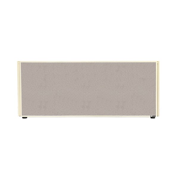 ※法人専用品※東京ブラインド工業 吸音デスクトップパネル 両面吸音仕様 フレームカラーホワイト W1200×H450mm CM1001 ココアブラウン KDTP-R1200450CM1001W 0|DIY FACTORY ONLINE SHOP
