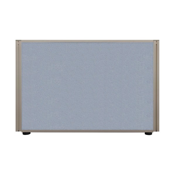 吸音デスクトップパネル 片面吸音仕様 フレームカラーシャイングレー W700×H450mm CM1002 ｻｯｸｽﾌﾞﾙｰ KDTP-K0700450CM1002G