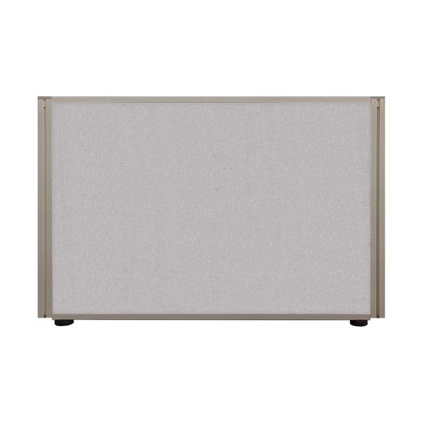 吸音デスクトップパネル 片面吸音仕様 フレームカラーシャイングレー W700×H450mm CM1003 ｼﾙﾊﾞｰｸﾞﾚｰ KDTP-K0700450CM1003G