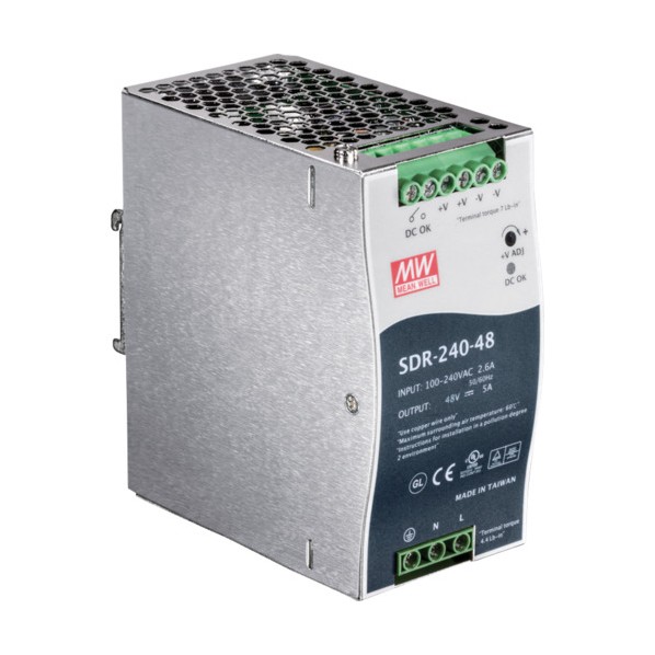力強さ給与 工業用240W/48V/5A TI-S24048