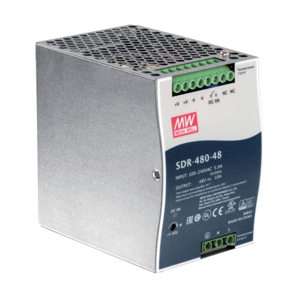 パワーサプライ 産業用480W/48V/10A TI-S48048