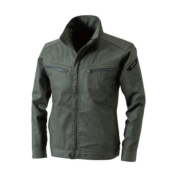 LAYERED TWILLロングスリーブジャケット 6L カーキグリーン 5316 6L 58 1点