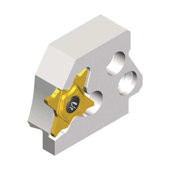 テグテックジャパン クアッドラッシュ 外径突切・溝入加工用アダプター TCAQR 34 1点|DIY FACTORY ONLINE SHOP
