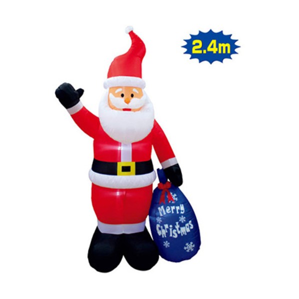 クリスマスデコレーション エアブロー ジャンボサンタ TE5-4124 6300053517 1台