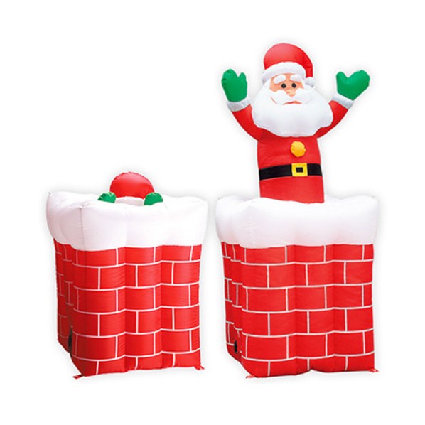 クリスマスデコレーション ムービングエアブロー エントツサンタ TE5-4054 6300053521 1台 35,686円