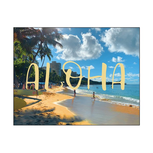 キャンバス Landscape ALOHA F6 No.43203 6300044109 1枚