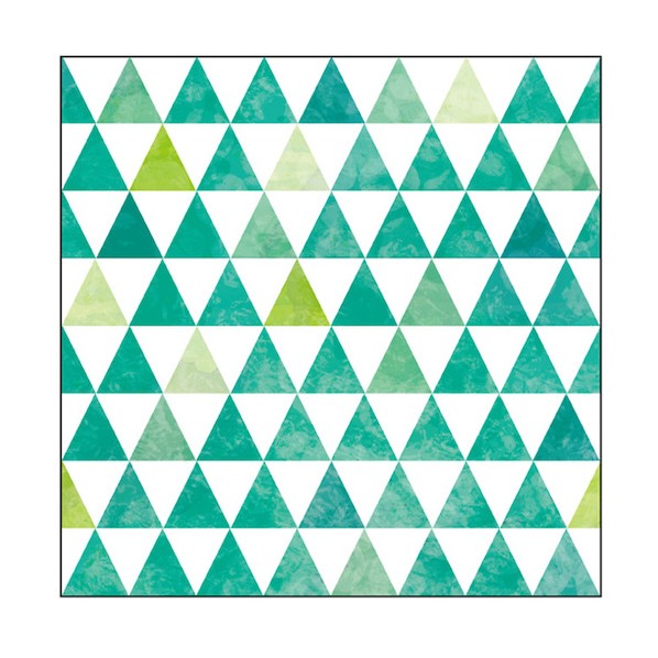 キャンバス Pattern 三角(緑) S30 No.43184 6300044154 1枚