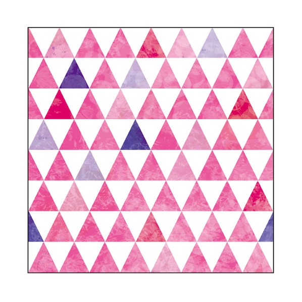 キャンバス Pattern 三角(ピンク) S20 No.43179 6300044157 1枚