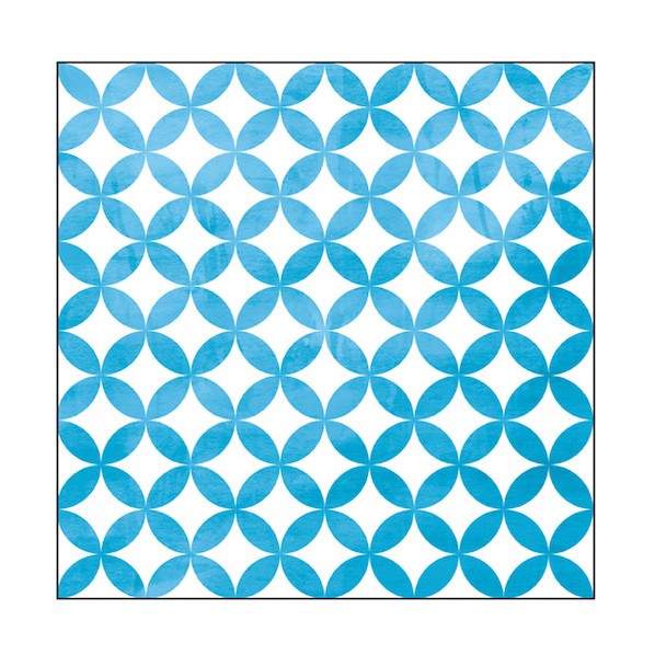 キャンバス Pattern 七宝つなぎ(青) S20 No.43177 6300044169 1枚