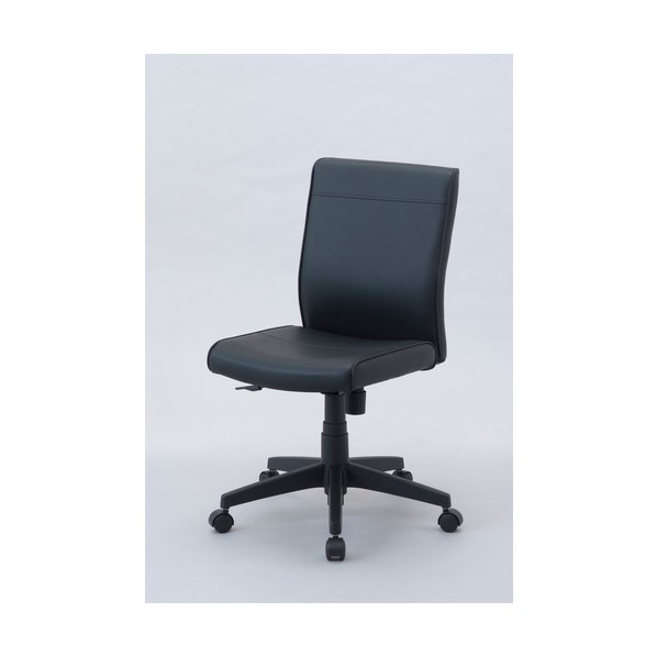 ナカバヤシ ワークレザーチェア ブラック RZE-300BK 1個|DIY FACTORY ONLINE SHOP