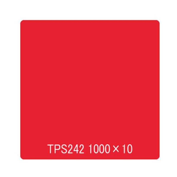 取り替えっこ タック絵の具 原則として印字機 TPS242 ダーキーレッド 1000mmx10m 6300045813 1本