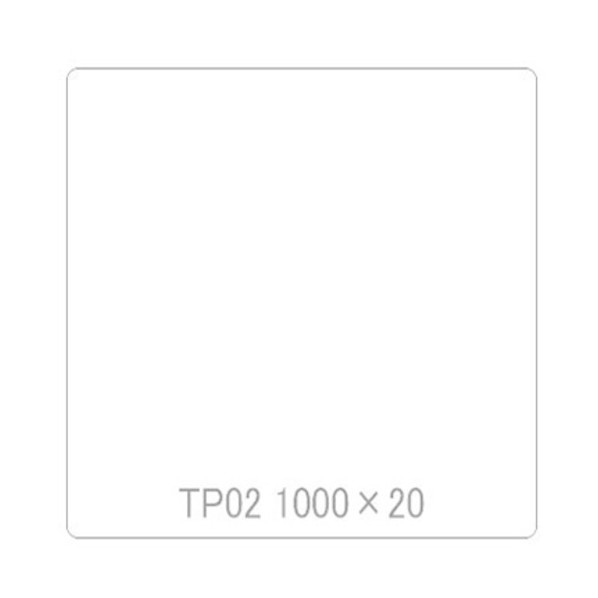 取り替えっこ タックえの具 原則として印字機 TP02 白いこと 1000mmx20m 6300045601 1本