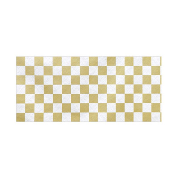 トレード 年間タイトルポップ 不織布幕 市松 60cm×50m巻 DQ7-0420 金 6300052978 1枚