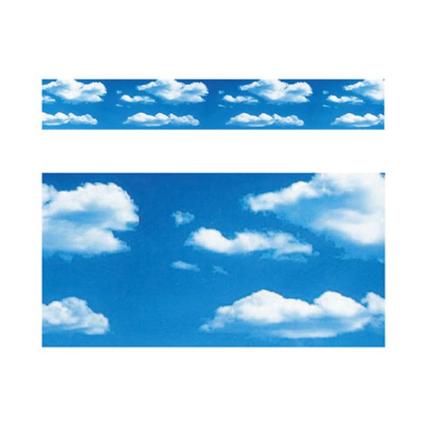 取り替えっこ 年歳かた書き受けが良い ビニール幕 空ト雲 450mm×50m巻 パソコン2-0088 6300053434 1巻