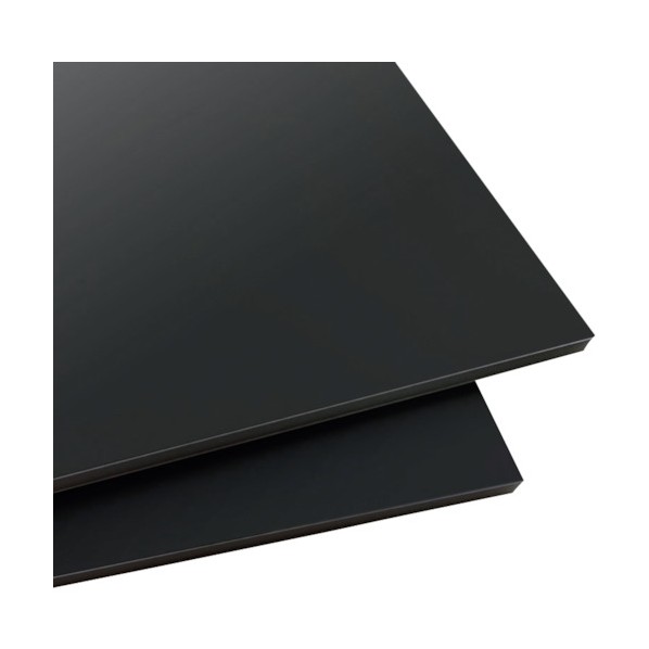 CKブラックボード ブラック/シルバー CK-3-BS バラ 3mm,910×1820 6300051707 1枚