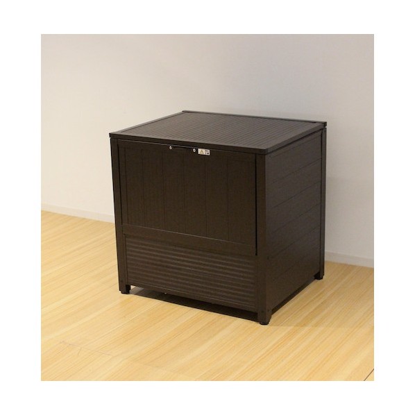 谷村実業 屋外用 アルミダストボックス 70 W725×D610×H715 ブラウン TAN-956-70 1台|DIY FACTORY ONLINE SHOP