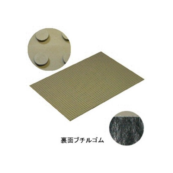 ミヅシマ実業 消音引っ敷き踊場ＢＴ３ねばり着く型７１０×９９０粍薄墨色 GY 1点 x 5点