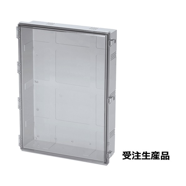 UL認証 防水･防塵開閉式ポリカ-ボネートプラボックス BC-Cシリーズ 188×830×630mm カバー：透明/ボディー：ライトグレー BC-CTP-608018 1台 40,784円