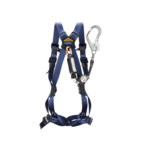 TOYO SAFETY カルハーネスDX 巻取式ランヤード M FGH-26M-NY 1個