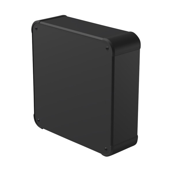 アルミコントロールボックス AUXシリーズ 221．5×161×201mm ブラック AUX222-20-16AP-BB 1台