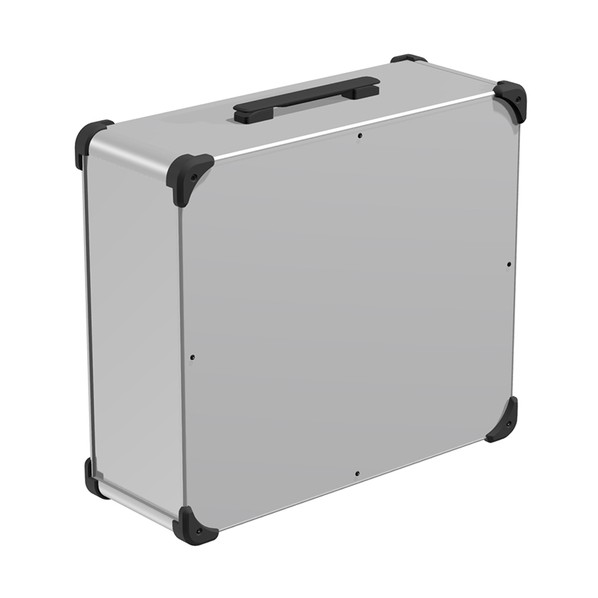 ※法人専用品※タカチ電機工業 コーナーガード付キャリングケース シルバー/ブラック/ブラック AUGH177-43-50-SBB 1台｜DIY FACTORY ONLINE SHOP