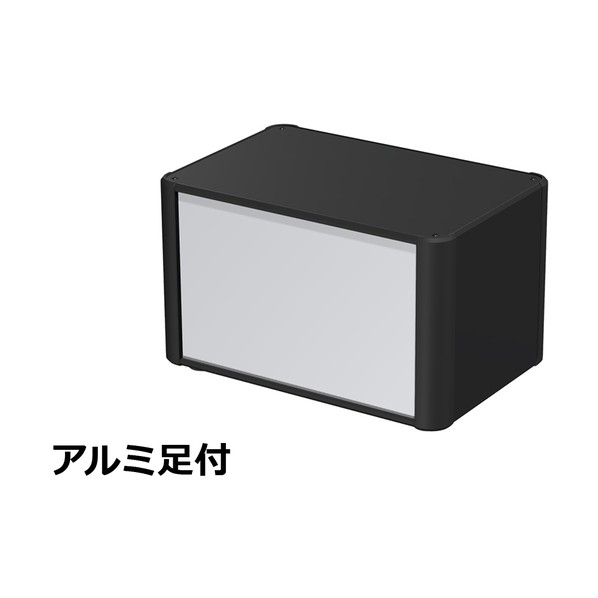 アルミサッシケース カバー・側板・コーナー：ブラック/パネル：シルバー AU177-30-20AH-BS 1台