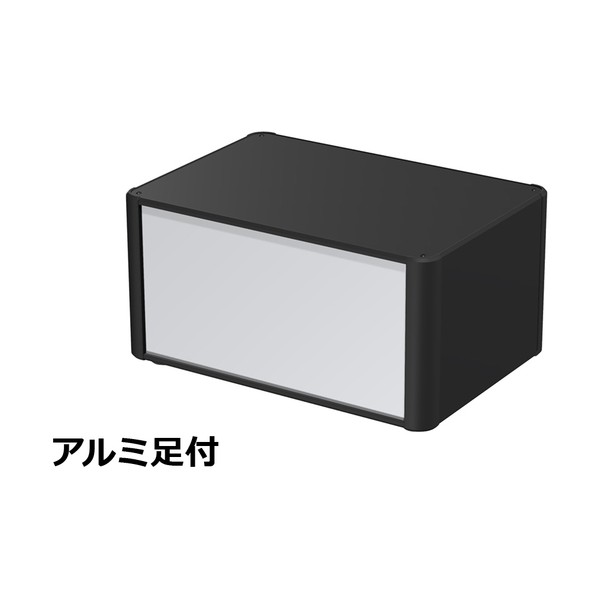 アルミサッシケース カバー・側板・コーナー：ブラック/パネル：シルバー AU177-36-25AP-BS 1台