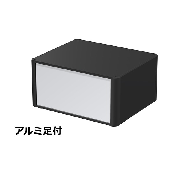 アルミサッシケース カバー・側板・コーナー：ブラック/パネル：シルバー AU177-36-30AP-BS 1台