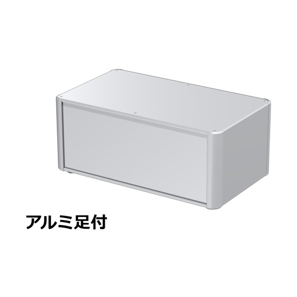 ※法人専用品※タカチ電機工業 アルミサッシケース シルバー AU177-43-25AP-SS 1台|DIY FACTORY ONLINE SHOP
