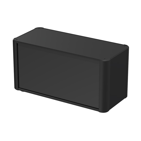 ※法人専用品※タカチ電機工業 アルミサッシケース ブラック AU177-36-16RH-BB 1台｜DIY FACTORY ONLINE SHOP